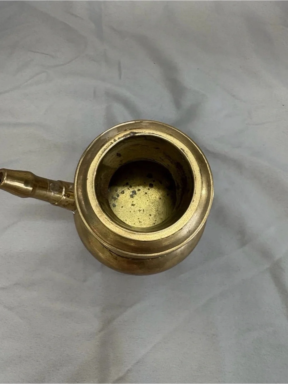 Vintage Brass  Base / Water Pipe Base – Antique-Style Indian Turkish Decor